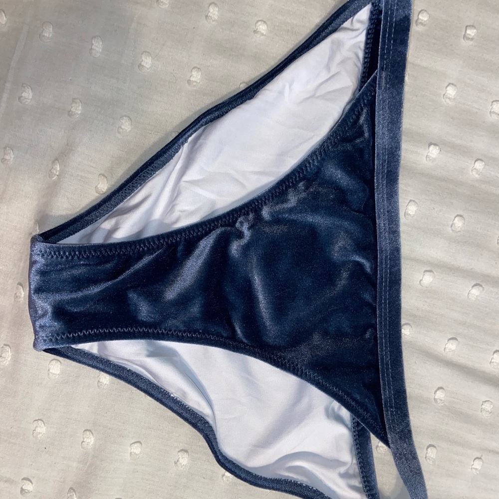 Cupshe charcoal velvet bottoms
